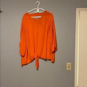 Blouse /Tunic - gorgeous orange colour